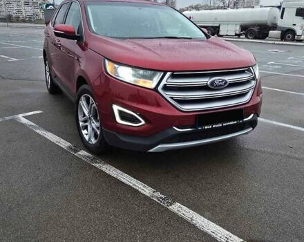 Красный Форд Эдж, объемом двигателя 3.5 л и пробегом 142 тыс. км за 17500 $, фото 1 на Automoto.ua