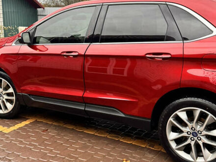 Красный Форд Эдж, объемом двигателя 2 л и пробегом 168 тыс. км за 20000 $, фото 1 на Automoto.ua