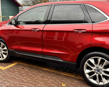 Красный Форд Эдж, объемом двигателя 2 л и пробегом 168 тыс. км за 20000 $, фото 1 на Automoto.ua