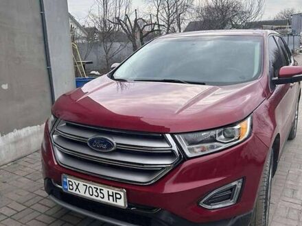 Форд Эдж 2017 в Шепетовке на Automoto.ua Красный Форд Эдж, объемом двигателя 2 л и пробегом 149 тыс. км за 17500 $, фото 1 на Automoto.ua