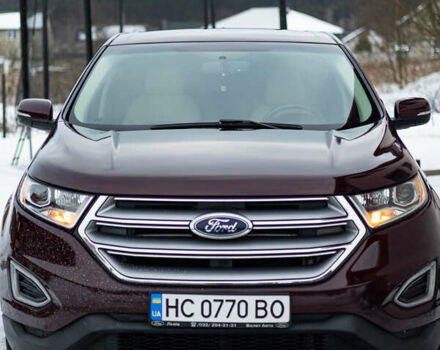 Красный Форд Эдж, объемом двигателя 3.5 л и пробегом 103 тыс. км за 17500 $, фото 1 на Automoto.ua