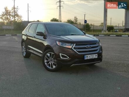 Червоний Форд Едж, об'ємом двигуна 2 л та пробігом 87 тис. км за 23500 $, фото 1 на Automoto.ua