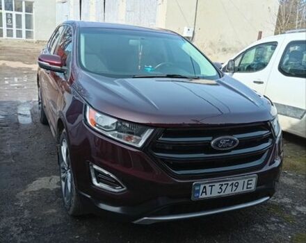 Красный Форд Эдж, объемом двигателя 3.5 л и пробегом 122 тыс. км за 19900 $, фото 1 на Automoto.ua