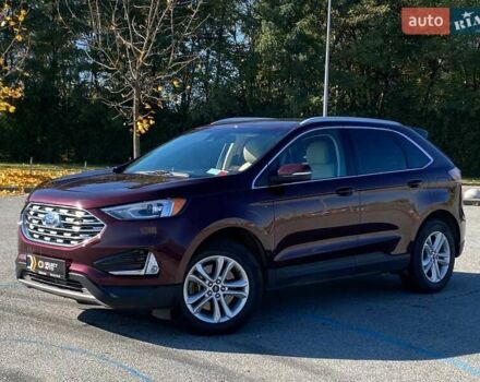 Красный Форд Эдж, объемом двигателя 2 л и пробегом 69 тыс. км за 17690 $, фото 1 на Automoto.ua