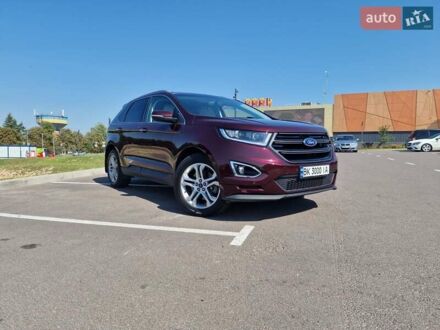 Форд Едж 2018 у Рівному на Automoto.ua Червоний Форд Едж, об'ємом двигуна 2 л та пробігом 122 тис. км за 21800 $, фото 1 на Automoto.ua