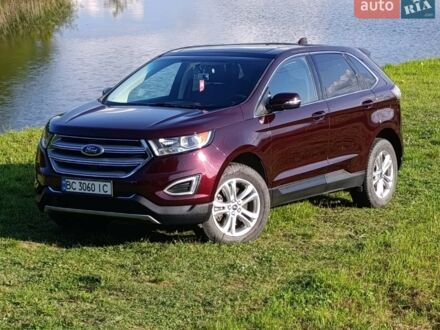 Красный Форд Эдж, объемом двигателя 3.5 л и пробегом 46 тыс. км за 16400 $, фото 1 на Automoto.ua