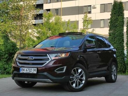 Форд Эдж 2018 в Ровно на Automoto.ua Красный Форд Эдж, объемом двигателя 2 л и пробегом 87 тыс. км за 22999 $, фото 1 на Automoto.ua