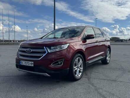 Форд Эдж 2018 в Львове на Automoto.ua Красный Форд Эдж, объемом двигателя 2 л и пробегом 58 тыс. км за 20700 $, фото 1 на Automoto.ua
