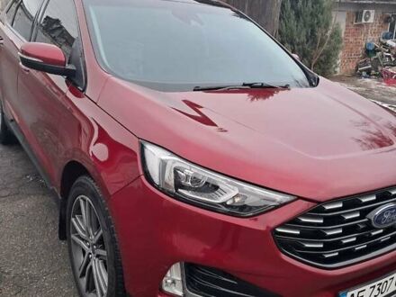 Червоний Форд Едж, об'ємом двигуна 2 л та пробігом 80 тис. км за 18200 $, фото 1 на Automoto.ua