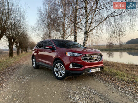 Форд Эдж 2019 в Ивано-Франковске на Automoto.ua Красный Форд Эдж, объемом двигателя 2 л и пробегом 39 тыс. км за 28300 $, фото 1 на Automoto.ua