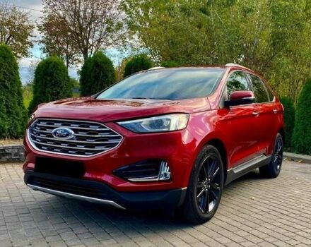 Красный Форд Эдж, объемом двигателя 2 л и пробегом 120 тыс. км за 13800 $, фото 1 на Automoto.ua