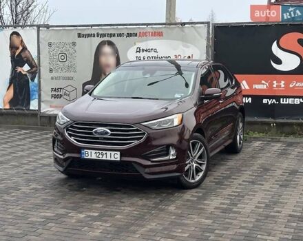 Красный Форд Эдж, объемом двигателя 2 л и пробегом 50 тыс. км за 19900 $, фото 1 на Automoto.ua