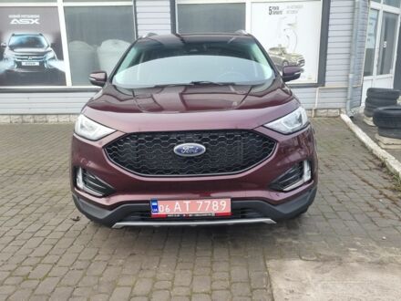 Красный Форд Эдж, объемом двигателя 2 л и пробегом 151 тыс. км за 16999 $, фото 1 на Automoto.ua