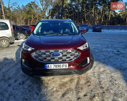 Червоний Форд Едж, об'ємом двигуна 2 л та пробігом 67 тис. км за 22350 $, фото 1 на Automoto.ua