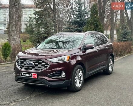 Червоний Форд Едж, об'ємом двигуна 2 л та пробігом 124 тис. км за 20790 $, фото 1 на Automoto.ua