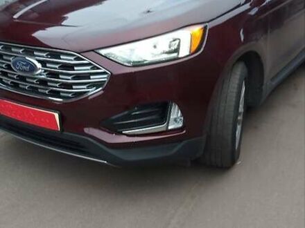 Красный Форд Эдж, объемом двигателя 2 л и пробегом 123 тыс. км за 21700 $, фото 1 на Automoto.ua