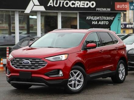 Красный Форд Эдж, объемом двигателя 2 л и пробегом 34 тыс. км за 23500 $, фото 1 на Automoto.ua