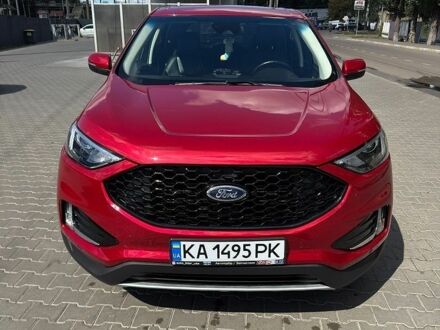 Красный Форд Эдж, объемом двигателя 2 л и пробегом 75 тыс. км за 18700 $, фото 1 на Automoto.ua