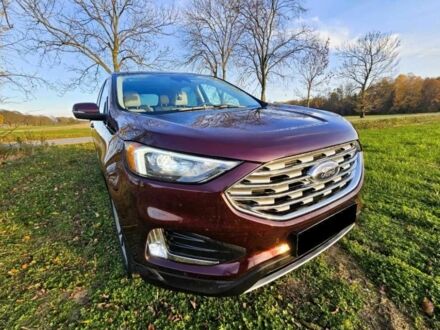 Красный Форд Эдж, объемом двигателя 2 л и пробегом 74 тыс. км за 14400 $, фото 1 на Automoto.ua