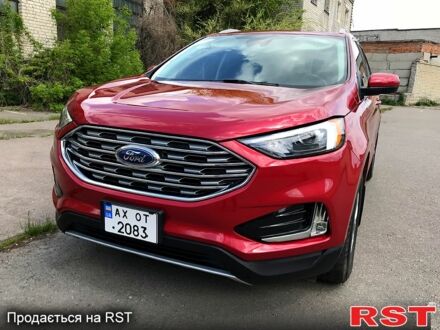 Красный Форд Эдж, объемом двигателя 2 л и пробегом 33 тыс. км за 23000 $, фото 1 на Automoto.ua