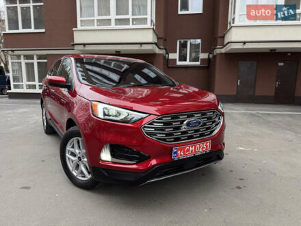 Красный Форд Эдж, объемом двигателя 2 л и пробегом 16 тыс. км за 24000 $, фото 1 на Automoto.ua