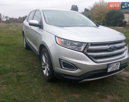 Серый Форд Эдж, объемом двигателя 2 л и пробегом 151 тыс. км за 17200 $, фото 1 на Automoto.ua