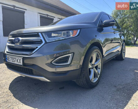 Серый Форд Эдж, объемом двигателя 2 л и пробегом 125 тыс. км за 18000 $, фото 7 на Automoto.ua