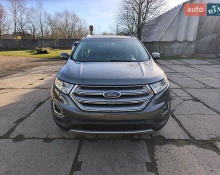 Серый Форд Эдж, объемом двигателя 2 л и пробегом 99 тыс. км за 14000 $, фото 6 на Automoto.ua