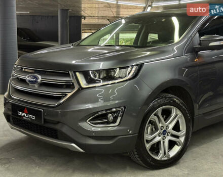 Серый Форд Эдж, объемом двигателя 2 л и пробегом 98 тыс. км за 20900 $, фото 8 на Automoto.ua