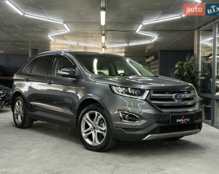 Серый Форд Эдж, объемом двигателя 2 л и пробегом 98 тыс. км за 20900 $, фото 1 на Automoto.ua