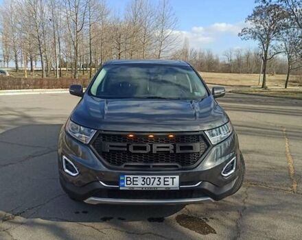 Серый Форд Эдж, объемом двигателя 2 л и пробегом 140 тыс. км за 19500 $, фото 21 на Automoto.ua