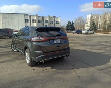 Серый Форд Эдж, объемом двигателя 2 л и пробегом 140 тыс. км за 19500 $, фото 8 на Automoto.ua