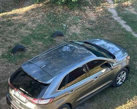 Серый Форд Эдж, объемом двигателя 2 л и пробегом 137 тыс. км за 15000 $, фото 10 на Automoto.ua