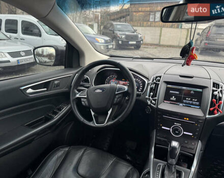 Сірий Форд Едж, об'ємом двигуна 2 л та пробігом 240 тис. км за 21000 $, фото 14 на Automoto.ua
