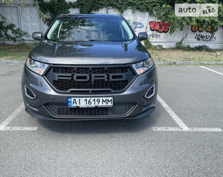 Серый Форд Эдж, объемом двигателя 2 л и пробегом 160 тыс. км за 19400 $, фото 1 на Automoto.ua