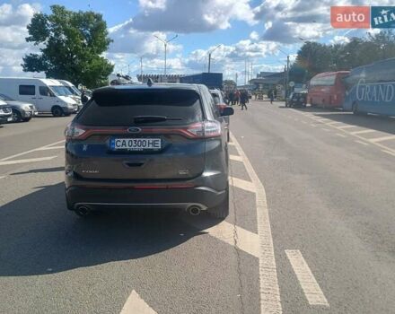 Серый Форд Эдж, объемом двигателя 2 л и пробегом 271 тыс. км за 16400 $, фото 9 на Automoto.ua