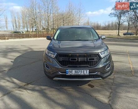 Серый Форд Эдж, объемом двигателя 2 л и пробегом 140 тыс. км за 19500 $, фото 3 на Automoto.ua