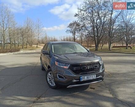 Серый Форд Эдж, объемом двигателя 2 л и пробегом 140 тыс. км за 19500 $, фото 2 на Automoto.ua