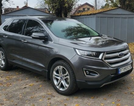 Серый Форд Эдж, объемом двигателя 2 л и пробегом 139 тыс. км за 19000 $, фото 2 на Automoto.ua