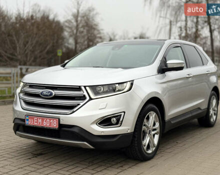 Серый Форд Эдж, объемом двигателя 2 л и пробегом 204 тыс. км за 19500 $, фото 5 на Automoto.ua