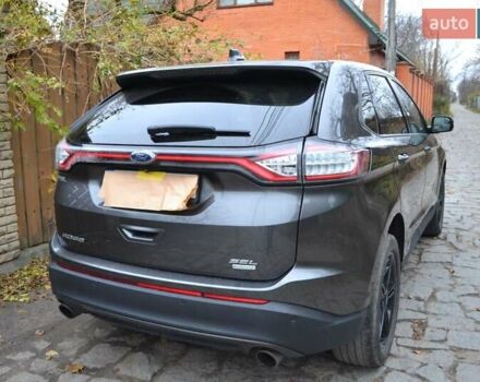 Серый Форд Эдж, объемом двигателя 2 л и пробегом 88 тыс. км за 19900 $, фото 1 на Automoto.ua