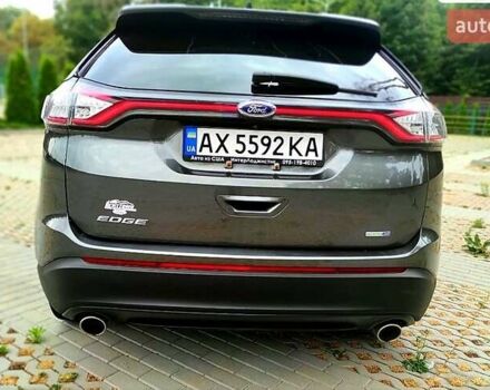 Серый Форд Эдж, объемом двигателя 2 л и пробегом 44 тыс. км за 20000 $, фото 3 на Automoto.ua