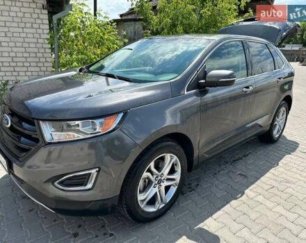 Серый Форд Эдж, объемом двигателя 2 л и пробегом 160 тыс. км за 15500 $, фото 5 на Automoto.ua