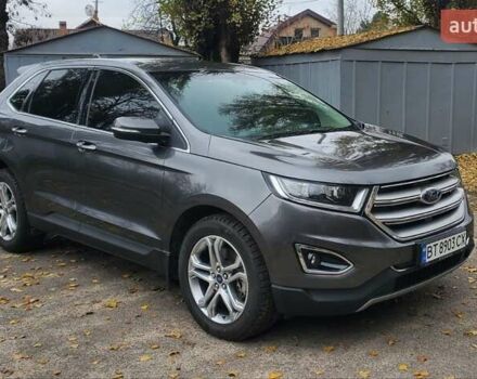 Серый Форд Эдж, объемом двигателя 2 л и пробегом 139 тыс. км за 19000 $, фото 1 на Automoto.ua