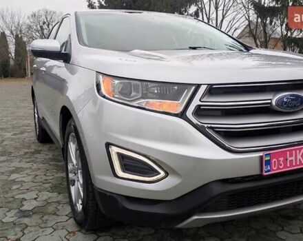 Серый Форд Эдж, объемом двигателя 2 л и пробегом 227 тыс. км за 12999 $, фото 13 на Automoto.ua