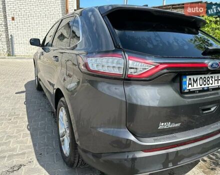 Серый Форд Эдж, объемом двигателя 2 л и пробегом 160 тыс. км за 15500 $, фото 3 на Automoto.ua