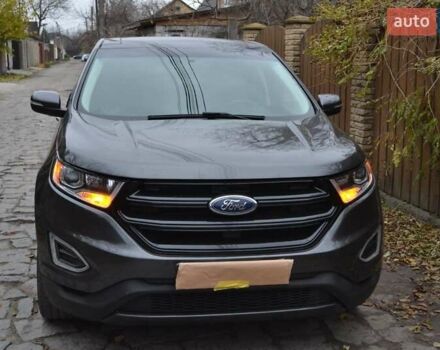 Серый Форд Эдж, объемом двигателя 2 л и пробегом 88 тыс. км за 19900 $, фото 3 на Automoto.ua