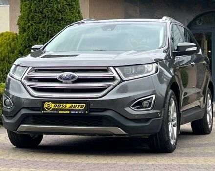 Серый Форд Эдж, объемом двигателя 2 л и пробегом 212 тыс. км за 16999 $, фото 2 на Automoto.ua