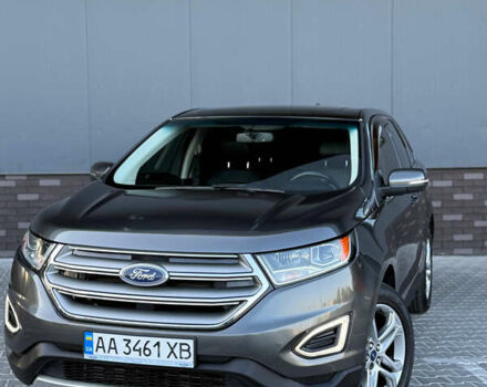 Серый Форд Эдж, объемом двигателя 2 л и пробегом 101 тыс. км за 16700 $, фото 10 на Automoto.ua