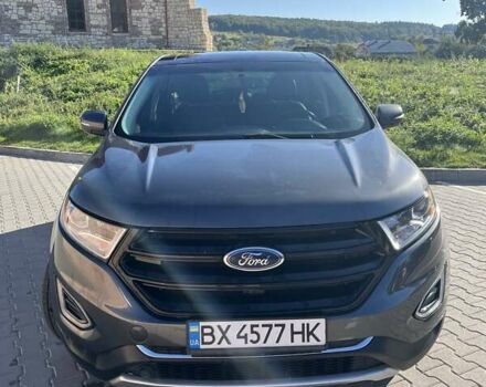 Серый Форд Эдж, объемом двигателя 2 л и пробегом 129 тыс. км за 18300 $, фото 1 на Automoto.ua